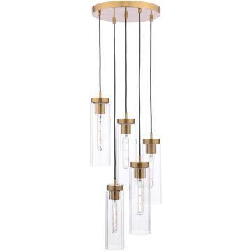 Dar Lighting Jodelle JOD0563 lampa wisząca 5x40w/e27   