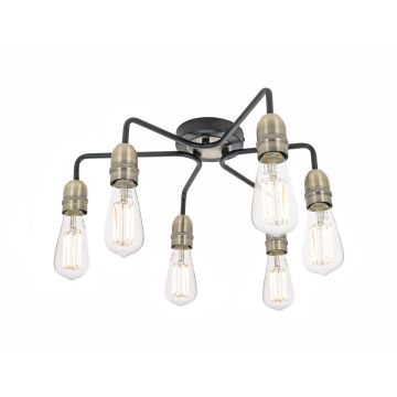 Dar Lighting Kiefer KIE0622 lampa sufitowa 6x60w/e27   ip20