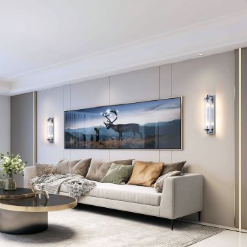 Light Prestige Lorenzo LP-2960/1W CH kinkiet 2x40W/E14 IP20