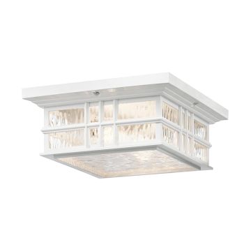 Elstead Lighting BEACON SQUARE KL-BEACON-SQUARE-F-WHT plafon sufitowy 2x60W/E27 IP44