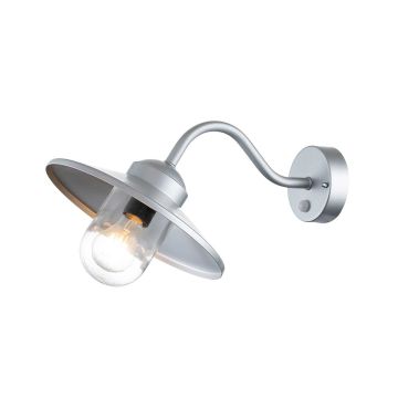 Elstead Lighting Klampenborg KLAMPENBORG-PIR-SIL kinkiet 1x60W/E27  IP44