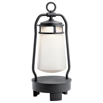 Elstead Lighting LYNDON KL-LYNDON-BT-A-BK lampka stołowa 3x3W/LED IP443000K