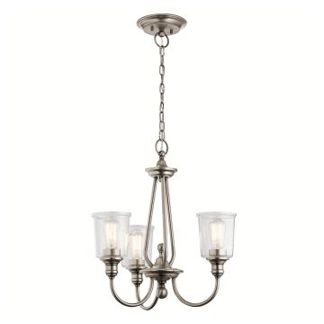 Elstead Lighting WAVERLY KL-WAVERLY3-CLP żyrandol 3x60W/E27