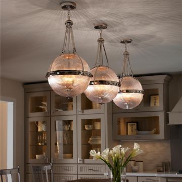 Kichler ASTER KL/ASTER/P PN lampa wisząca 3x60W/E14 