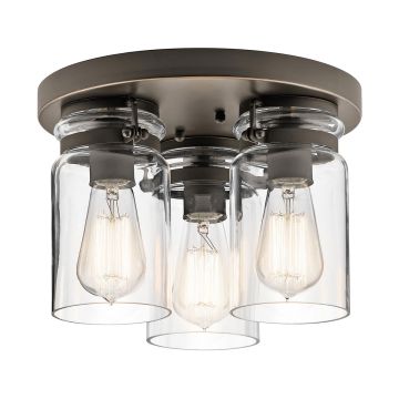 Kichler BRINLEY KL/BRINLEY/F OZ plafon sufitowy 3x60W/E27 