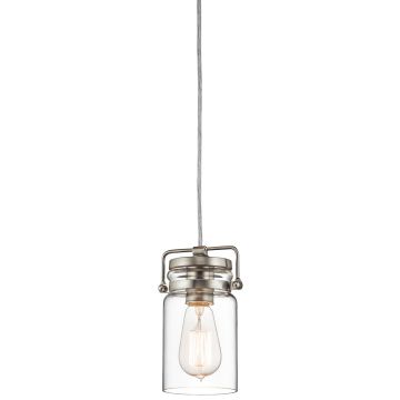 Kichler BRINLEY KL/BRINLEY/MP NI lampa wisząca 1x60W/E27 