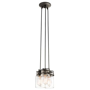 Kichler BRINLEY KL/BRINLEY3 lampa wisząca 3x100W/E27 