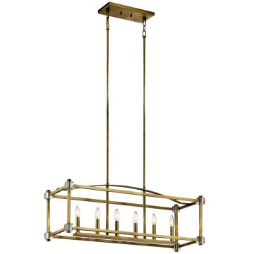 Kichler Cayden KL-CAYDEN-ISLE lampa wisząca 6x60W/E14  