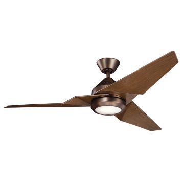 Kichler Jade KLF-JADE-60-BB wentylator 1x18W/LED 3000K IP20
