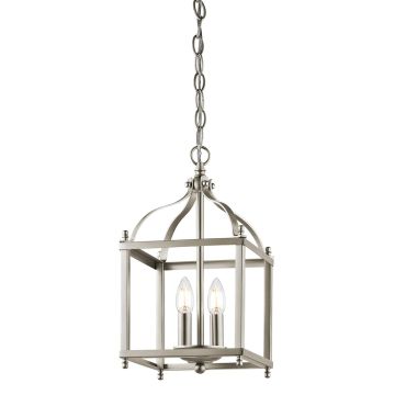 Kichler LARKIN KL/LARKIN/P/S NI lampa wisząca 2x60W/E14 