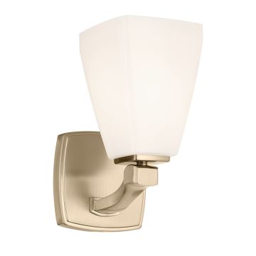 Kichler Marant KL-MARANT1-OPAL-CPZ kinkiet 1x3W/G9 300lm 3000K IP44
