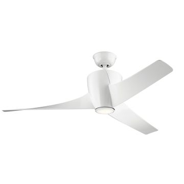 Kichler Phree KLF-PHREE-56-WHT wentylator 1x10W/LED 3000K IP20