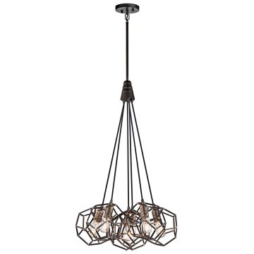Kichler ROCKLYN KL/ROCKLYN6 RS lampa wisząca 6x100W/E27 
