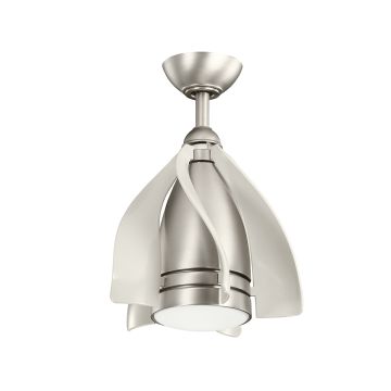 Kichler Terna KLF-TERNA-15-BN wentylator 1x10W/LED 3000K IP20