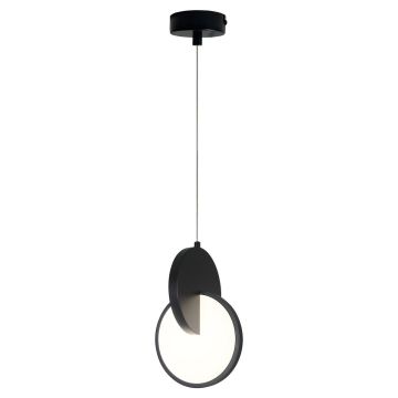 Light Prestige Circlo LP-1311/1P BK lampa wisząca 1x8W/LED 843lm 3000K-6000K IP20