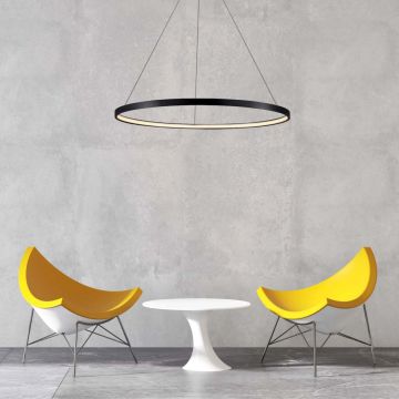 Light Prestige Ring LP-909/1P M BK CCT lampa wisząca 1x48W/LED 3000K IP20