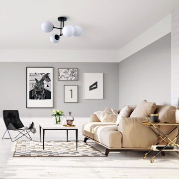 Light Prestige Roma LP-1345/4P BK lampa wisząca 4x40W/E14 IP20