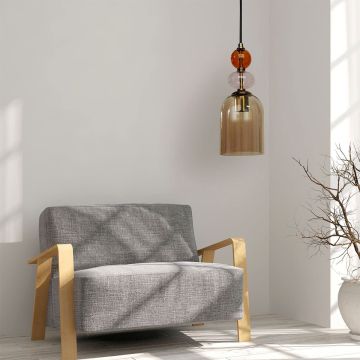 Light Prestige Tropea LP-2004/1P M AM lampa wisząca 1x60W/E27 IP20