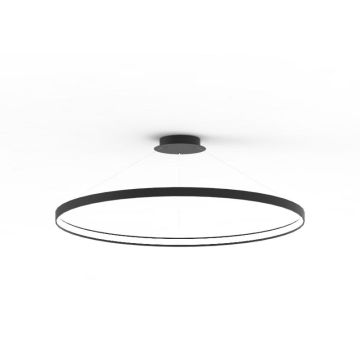 Zuma Line CIRCLE LA0722/1 - BK lampa wisząca 1x70W/LED  7820lm