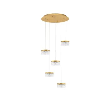 Luces Exclusivas MINEROS LE44582 lampa wisząca 5x32W/led 1993lm 3000k IP20