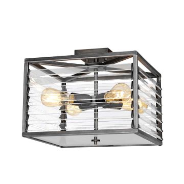 Elstead Lighting Louvre LOUVRE-4F plafon sufitowy 4x60W/E27  