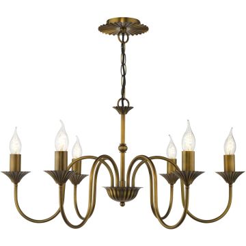 Dar Lighting Lydian LYD0663 żyrandol 6x40w/E14   
