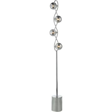 Dar Lighting Lysandra LYS4950 lampa podłogowa 4x40w/g9   