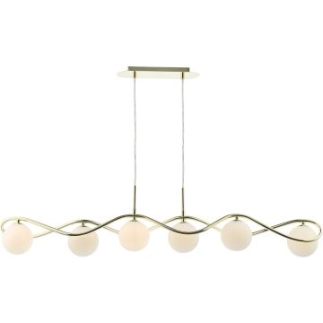 Dar Lighting Lysandra LYS6235 lampa wisząca 6x40w/g9   