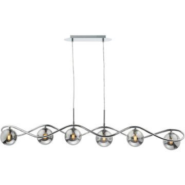 Dar Lighting Lysandra LYS6250 lampa wisząca 6x40w/g9   