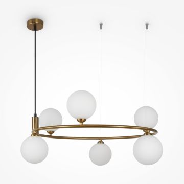 Maytoni Ring MOD013PL-06BS1 lampa wisząca 6x25W/G9 IP20