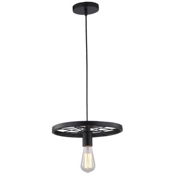 AZzardo RANCH MD71192-1 BK lampa wisząca 1x60W/E27 