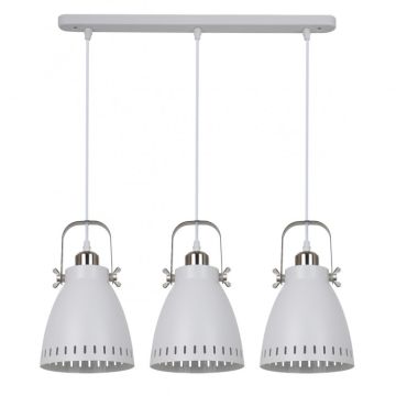 Italux FRANKLIN MD-HN8026S-3-WH+S.NICK lampa wisząca 3x60W/E27 