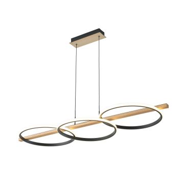 ZumaLine ALMERIA MD3913-3-3BWLT lampa wisząca 1x35W/LED 3000K IP20 4100lm