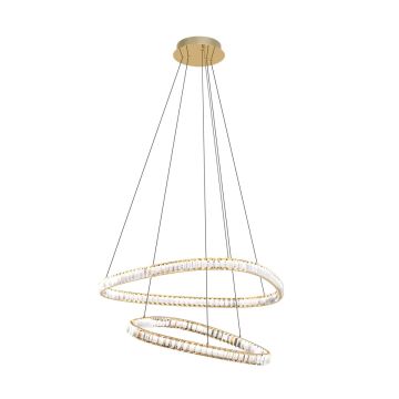 ZumaLine ATHESA MD3169-2-3GT lampa wisząca 1x38W/LED 2700K-6000K IP20 4400lm