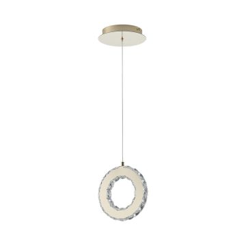 ZumaLine GIRONA MD3713-1-3GT lampa wisząca 1x10W/LED 3000K IP20 1100lm