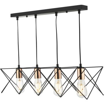 Dar Lighting Midi MID0422 lampa wisząca 4x40w/e27   