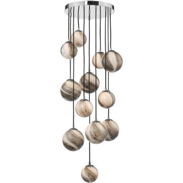 Dar Lighting Mikara MIK6350-150cm drop lampa wisząca 12x5W/G9  
