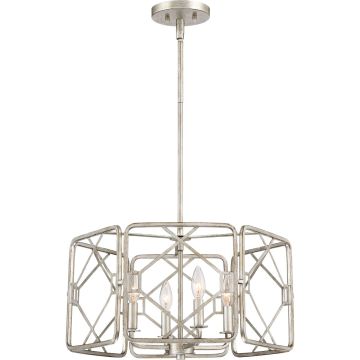 Quoizel Mission QZS-MIS2820RB żyrandol 4x60W/E14  