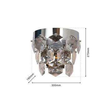 Milagro GRACE ML6934 kinkiet 2x40W/E14 IP20