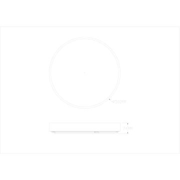 Zuma Line NADI MS724-R500-GD lampa sufitowa 1x50W/LED 2400lm 3000-6000k ip44