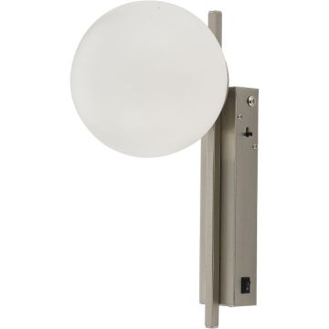 Zuma Line NEBULA MS223311-SN kinkiet 1x10W/LED 1000lm 3000-6000k 