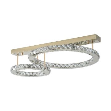 ZumaLine GIRONA MX3713-2-3GT lampa sufitowa 1x36W/LED 3000K IP20 4200lm