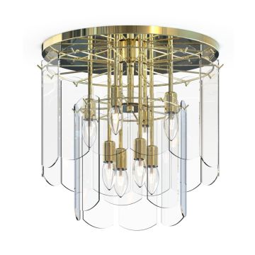 ZumaLine NIRA MX3523-8M-EGN lampa sufitowa 8x40W/E14 IP20