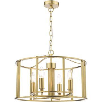 Dar Lighting Myka MYK0463 żyrandol 4x40w/e14   