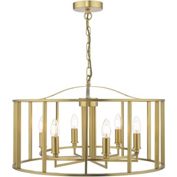 Dar Lighting Myka MYK0663 żyrandol 6x40w/e14   