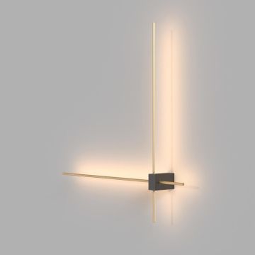 Maytoni Pars C070WL-L12GB3K kinkiet 2x12W/LED 3000K IP20 1050lm