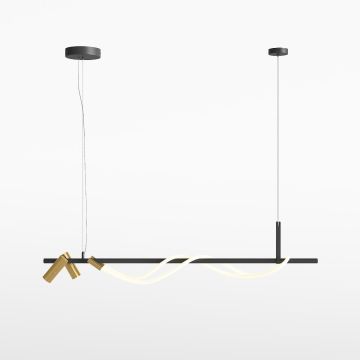 Maytoni Tau MOD166PL-L30GB3K lampa wisząca 4x42W/LED 3000K IP20 1500lm