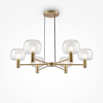 Maytoni Vision MOD411PL-06G lampa wisząca 6x60W/E14 IP20