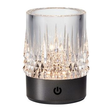 Zuma Line CRYSTAL NHTD-N08-NB lampka stołowa 1x1W/LED 110lm 3000k 