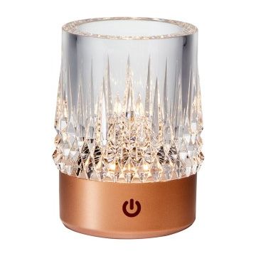Zuma Line CRYSTAL NHTD-N08-RG lampka stołowa 1x1W/LED 110lm 3000k 